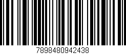 Código de barras (EAN, GTIN, SKU, ISBN): '7898480942438'