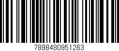 Código de barras (EAN, GTIN, SKU, ISBN): '7898480951263'