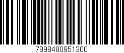 Código de barras (EAN, GTIN, SKU, ISBN): '7898480951300'