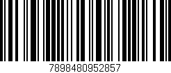 Código de barras (EAN, GTIN, SKU, ISBN): '7898480952857'