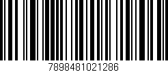 Código de barras (EAN, GTIN, SKU, ISBN): '7898481021286'