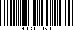 Código de barras (EAN, GTIN, SKU, ISBN): '7898481021521'