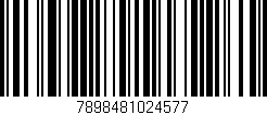 Código de barras (EAN, GTIN, SKU, ISBN): '7898481024577'