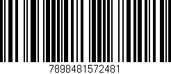 Código de barras (EAN, GTIN, SKU, ISBN): '7898481572481'