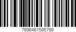 Código de barras (EAN, GTIN, SKU, ISBN): '7898481585788'