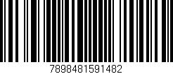 Código de barras (EAN, GTIN, SKU, ISBN): '7898481591482'