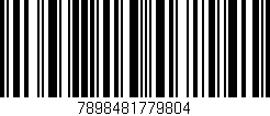 Código de barras (EAN, GTIN, SKU, ISBN): '7898481779804'