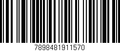 Código de barras (EAN, GTIN, SKU, ISBN): '7898481911570'