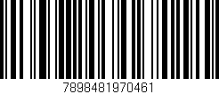 Código de barras (EAN, GTIN, SKU, ISBN): '7898481970461'