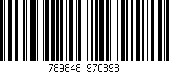 Código de barras (EAN, GTIN, SKU, ISBN): '7898481970898'