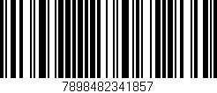 Código de barras (EAN, GTIN, SKU, ISBN): '7898482341857'