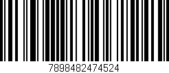 Código de barras (EAN, GTIN, SKU, ISBN): '7898482474524'