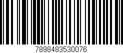 Código de barras (EAN, GTIN, SKU, ISBN): '7898483530076'