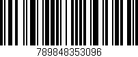 Código de barras (EAN, GTIN, SKU, ISBN): '789848353096'