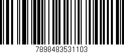Código de barras (EAN, GTIN, SKU, ISBN): '7898483531103'