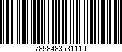 Código de barras (EAN, GTIN, SKU, ISBN): '7898483531110'