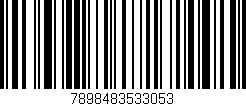 Código de barras (EAN, GTIN, SKU, ISBN): '7898483533053'