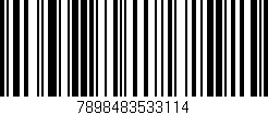 Código de barras (EAN, GTIN, SKU, ISBN): '7898483533114'