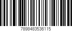 Código de barras (EAN, GTIN, SKU, ISBN): '7898483536115'