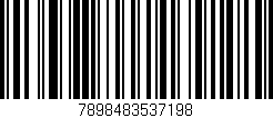 Código de barras (EAN, GTIN, SKU, ISBN): '7898483537198'