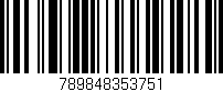 Código de barras (EAN, GTIN, SKU, ISBN): '789848353751'