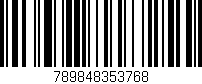 Código de barras (EAN, GTIN, SKU, ISBN): '789848353768'