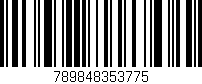 Código de barras (EAN, GTIN, SKU, ISBN): '789848353775'