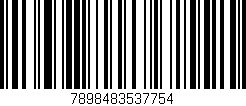 Código de barras (EAN, GTIN, SKU, ISBN): '7898483537754'