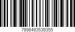 Código de barras (EAN, GTIN, SKU, ISBN): '7898483538355'