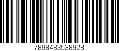 Código de barras (EAN, GTIN, SKU, ISBN): '7898483538928'