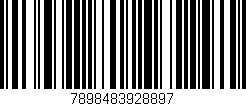 Código de barras (EAN, GTIN, SKU, ISBN): '7898483928897'