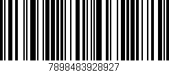 Código de barras (EAN, GTIN, SKU, ISBN): '7898483928927'