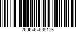 Código de barras (EAN, GTIN, SKU, ISBN): '7898484889135'