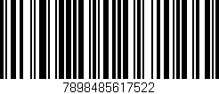 Código de barras (EAN, GTIN, SKU, ISBN): '7898485617522'