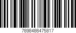 Código de barras (EAN, GTIN, SKU, ISBN): '7898486475817'