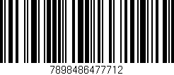 Código de barras (EAN, GTIN, SKU, ISBN): '7898486477712'