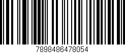 Código de barras (EAN, GTIN, SKU, ISBN): '7898486478054'