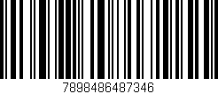 Código de barras (EAN, GTIN, SKU, ISBN): '7898486487346'