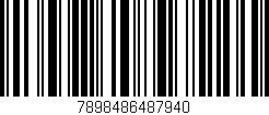 Código de barras (EAN, GTIN, SKU, ISBN): '7898486487940'