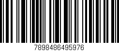 Código de barras (EAN, GTIN, SKU, ISBN): '7898486495976'
