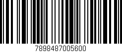 Código de barras (EAN, GTIN, SKU, ISBN): '7898487005600'