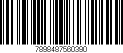 Código de barras (EAN, GTIN, SKU, ISBN): '7898487560390'