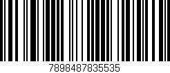 Código de barras (EAN, GTIN, SKU, ISBN): '7898487835535'