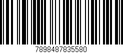 Código de barras (EAN, GTIN, SKU, ISBN): '7898487835580'