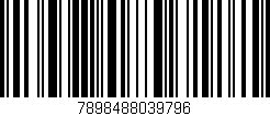 Código de barras (EAN, GTIN, SKU, ISBN): '7898488039796'