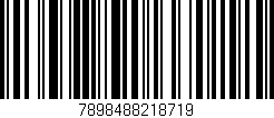 Código de barras (EAN, GTIN, SKU, ISBN): '7898488218719'