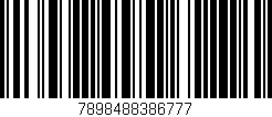 Código de barras (EAN, GTIN, SKU, ISBN): '7898488386777'