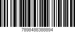 Código de barras (EAN, GTIN, SKU, ISBN): '7898488388894'