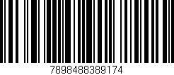 Código de barras (EAN, GTIN, SKU, ISBN): '7898488389174'