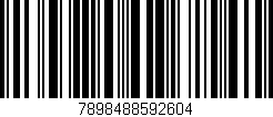 Código de barras (EAN, GTIN, SKU, ISBN): '7898488592604'